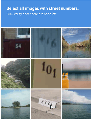 "i am not a robot" captcha