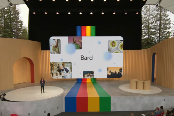 Google IO conference releasing the Bard chatbot